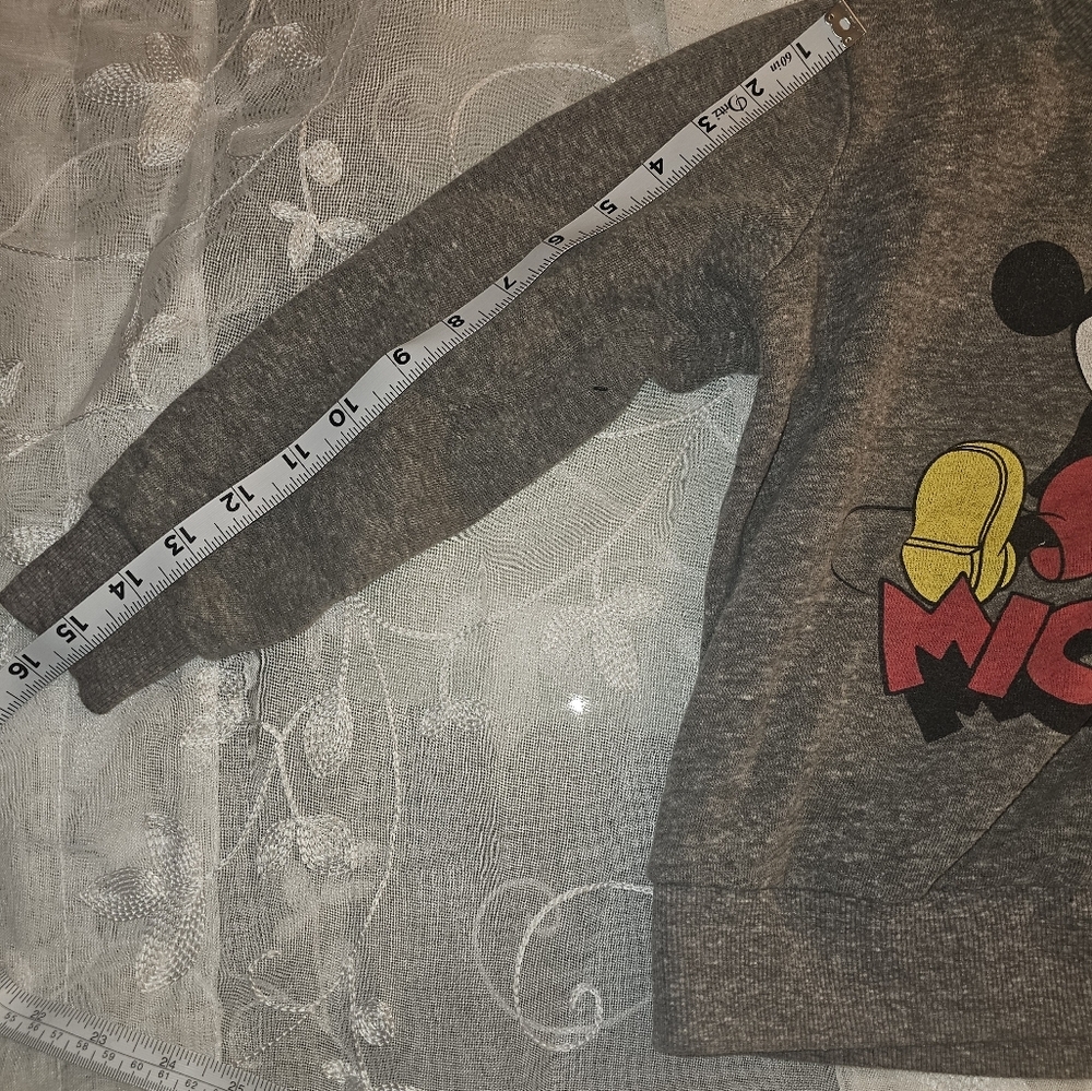 Mickey Mouse sweatshirt grey size 5 - Picture 4 of 8